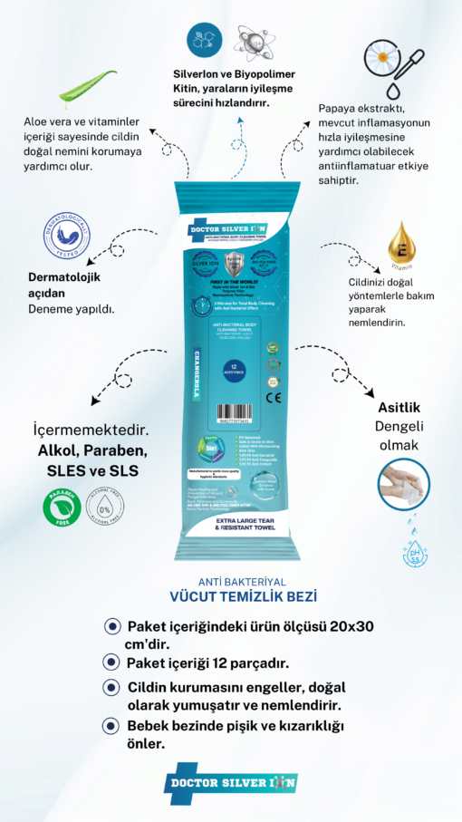 Vücut Temizleme Havlusu - Görsel 2