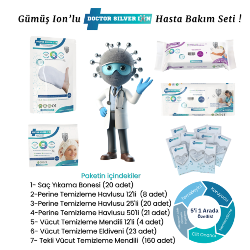 Doctor Silver Ion Yatan Hasta Bakım Seti 3. Paket - Görsel 2