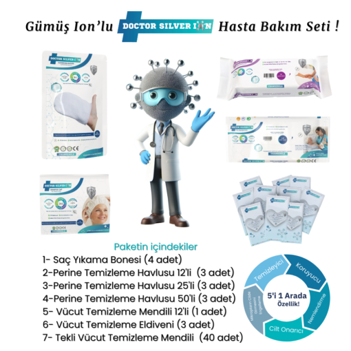 Doctor Silver Ion Yatan Hasta Bakım Seti - Görsel 2